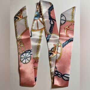 NEW Elegant Pink Nautical Women's Decorative Handbag Twilly